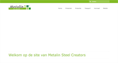 Desktop Screenshot of metalin.nl
