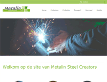 Tablet Screenshot of metalin.nl